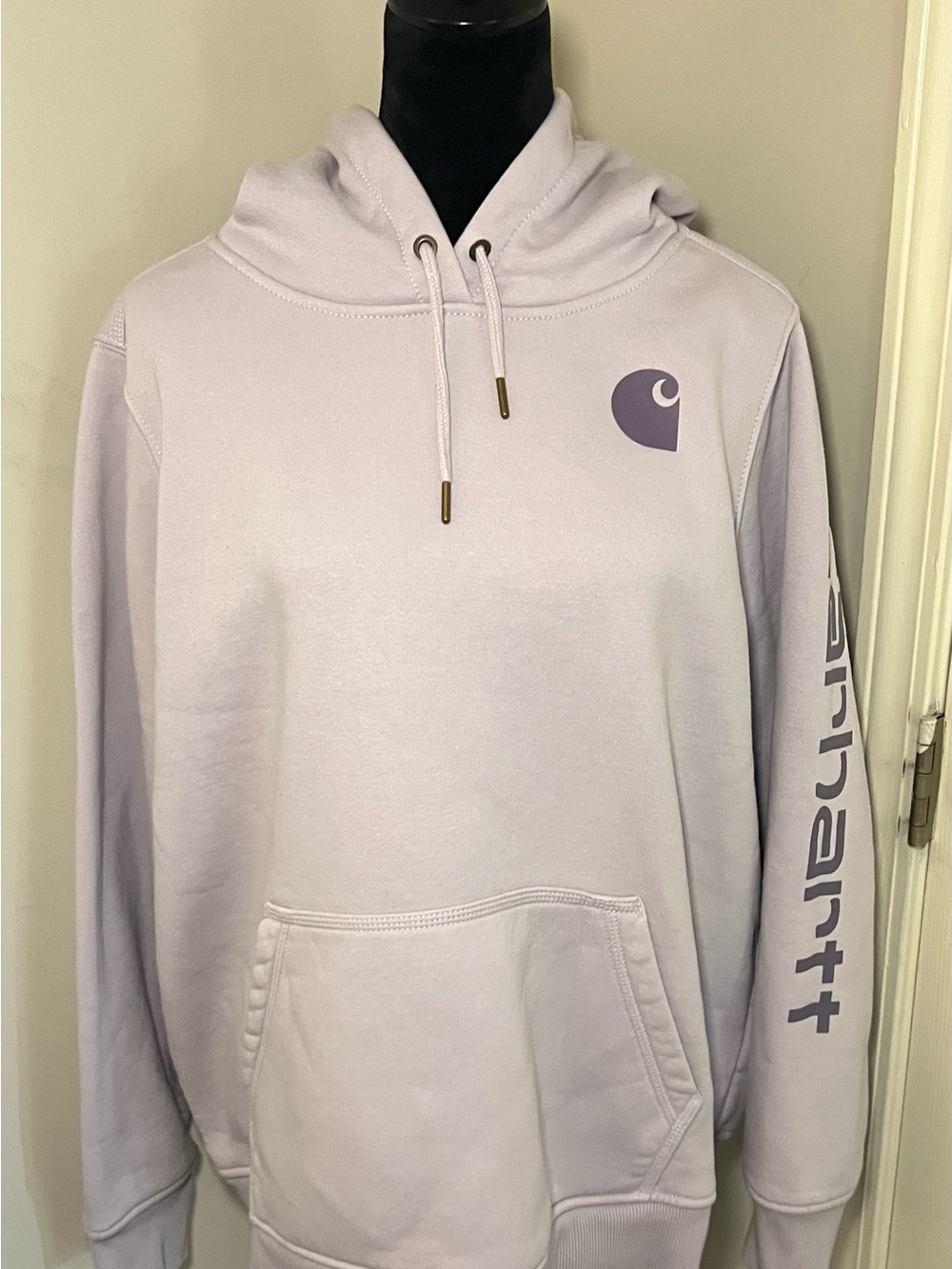 Carhartt Hoodie Womens Extra Large Pullover Spellout Logo Sweatshirt Outdoor